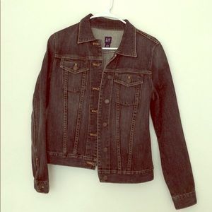 Dark gray/black jean jacket